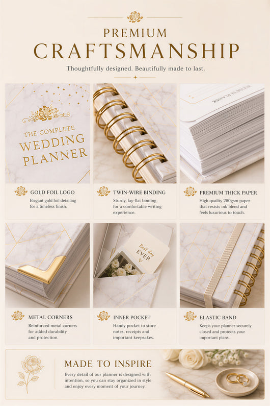 The Heirloom Wedding Planner™ | Luxury Wedding Organizer & Keepsake