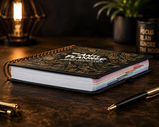 The Anti-Planner® – Interactive Workbook for Breaking Task Paralysis & Procrastination