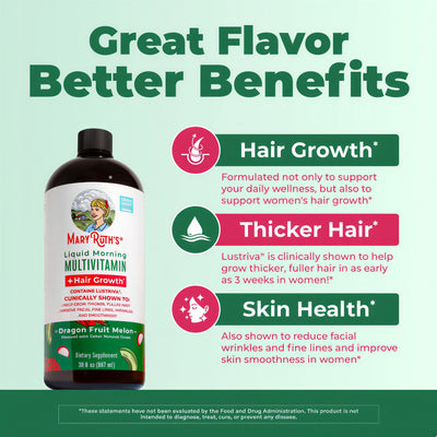 MaryRuth's Liquid Morning Multivitamin + Hair Growth