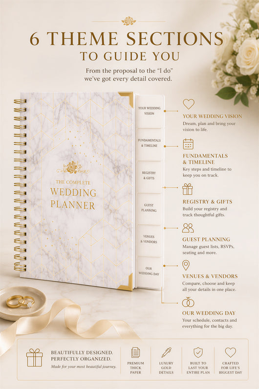 The Heirloom Wedding Planner™ | Luxury Wedding Organizer & Keepsake