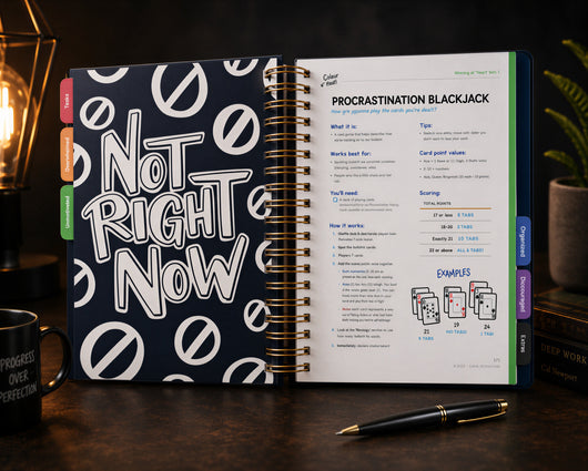 The Anti-Planner® – Interactive Workbook for Breaking Task Paralysis & Procrastination
