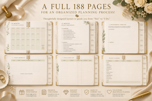 The Heirloom Wedding Planner™ | Luxury Wedding Organizer & Keepsake
