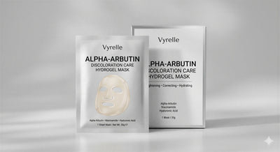 Vyrelle™ Alpha-Arbutin Brightening Hydrogel Mask (Dark Spots & Hyperpigmentation Care)