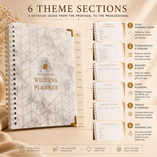 The Heirloom Wedding Planner™ | Luxury Wedding Organizer & Keepsake